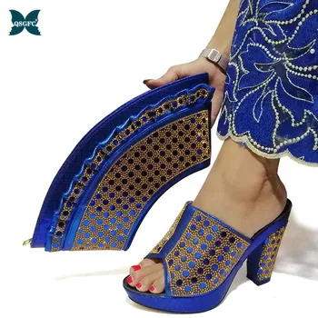 

Newest Arrival Shoes and Bag Set African Sets 2020 Woman Italian design Shoes and Bag Set Italian Shoes with Matching Bags