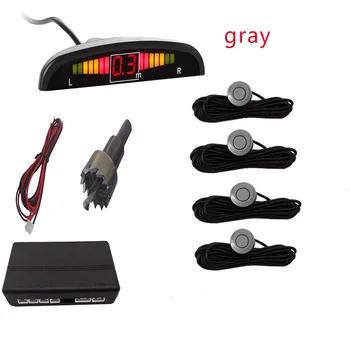 

Car Auto Parktronic LED Parking Sensor with 4 Sensors Reverse Car Parking Radar Monitor Detector System Display