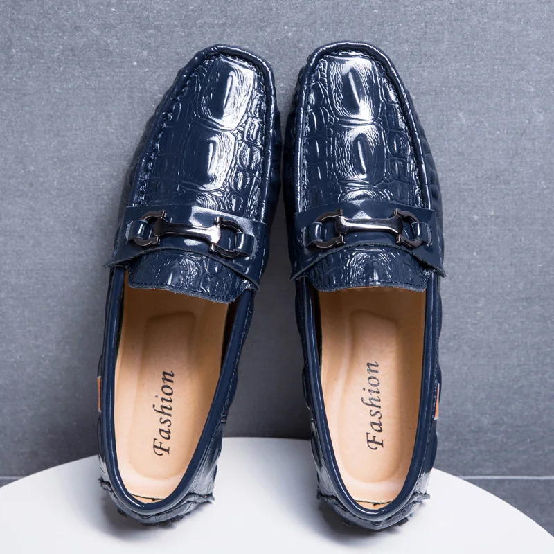 

Casual Brand Fashion Style Soft Moccasins Men Loafers High Quality Shoes Men Stylish Trendy Male Flats Driving Shoes