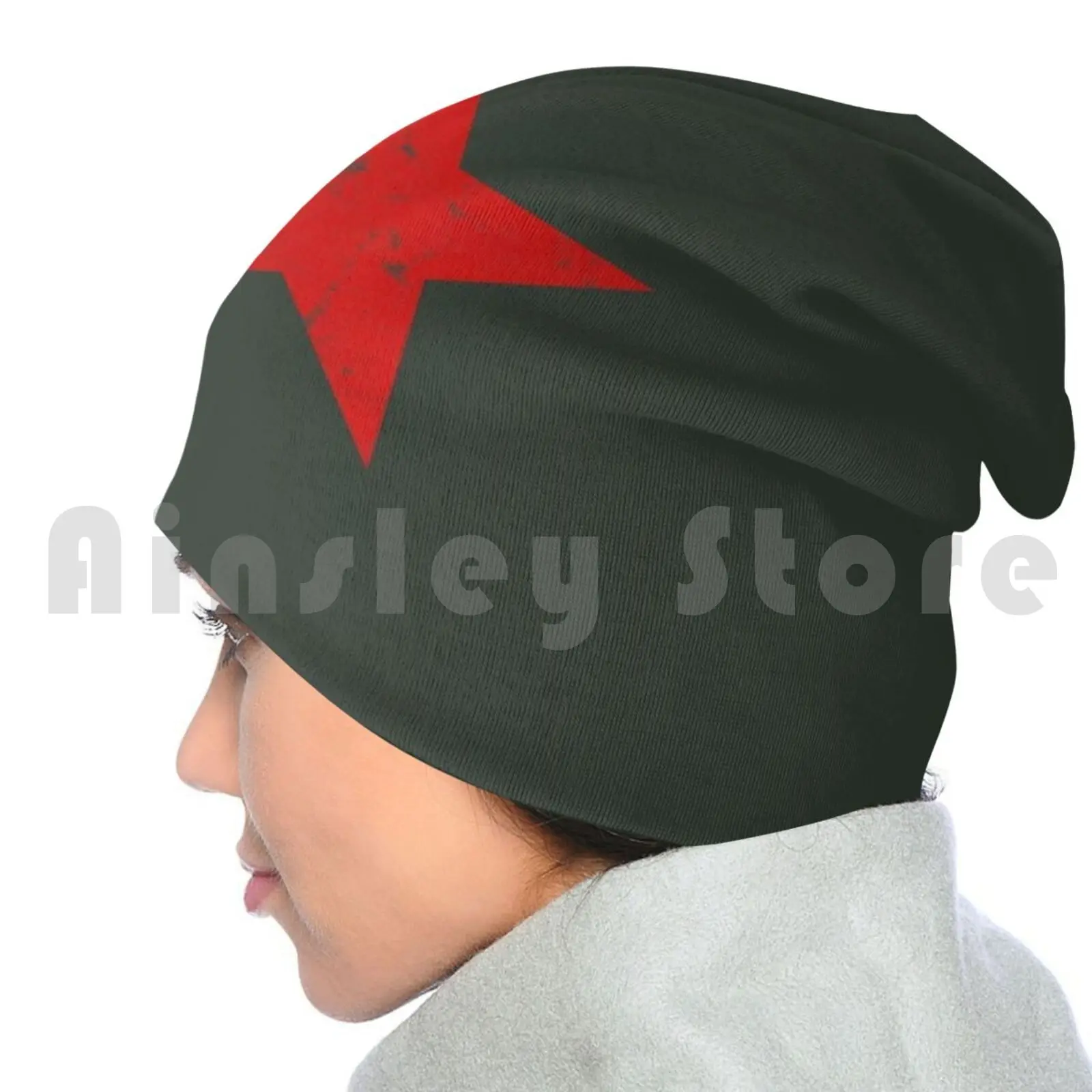 Vintage Russian Red Star Beanies 