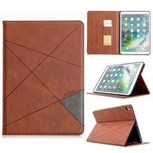 Funda de cuero para iPad Pro de 10,2 pulgadas, 2017, 2019, a prueba de golpes, función inactiva de 10,5 pulgadas, para negocios