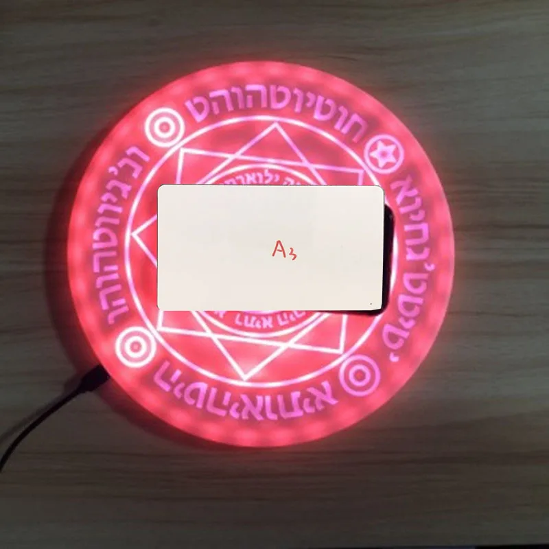 Волшебный диск Prop Escape комната в реальной жизни игры использовать RFID карты для запуска магического массива быть ярким постепенно до открытия takagism