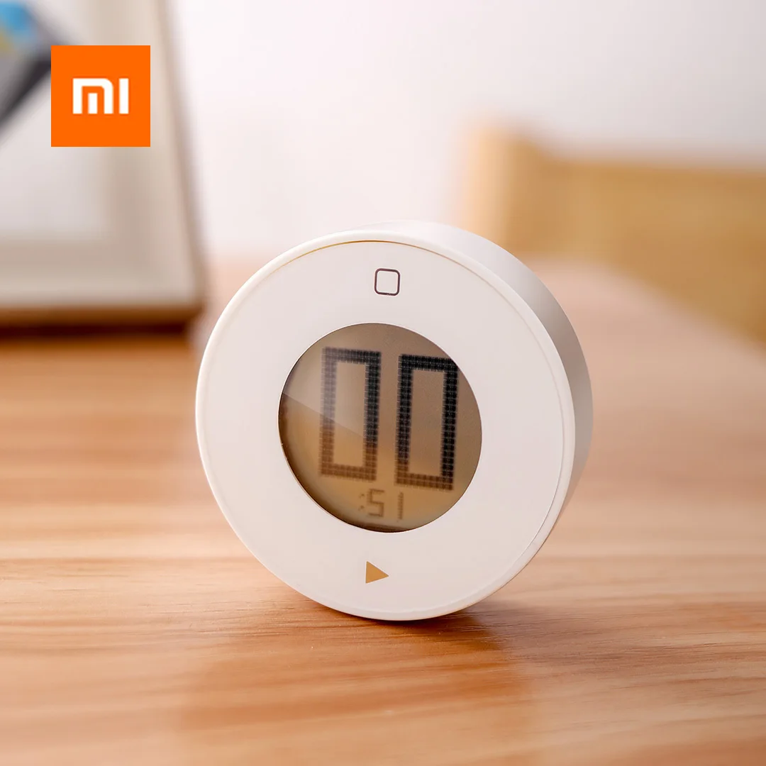 Магнитный электронный таймер Xiaomi Jiezhi кухонный с ЖК-экраном для приготовления