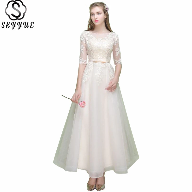 half sleeve plus size bridesmaid dresses