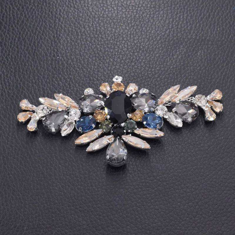 Rhinestone glass  applique for clothing (8)