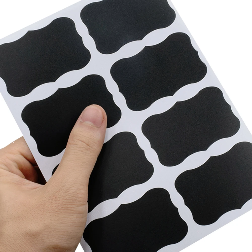 Spice Sticker Label Organizer Blackboard Home-Decor Reusable 32pcs/4sets