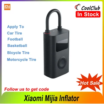 

Xiaomi Mijia Portable Smart Digital Tire Pressure Detection Electric Inflator Pump For Bike Motorcycle Car Football Inflator