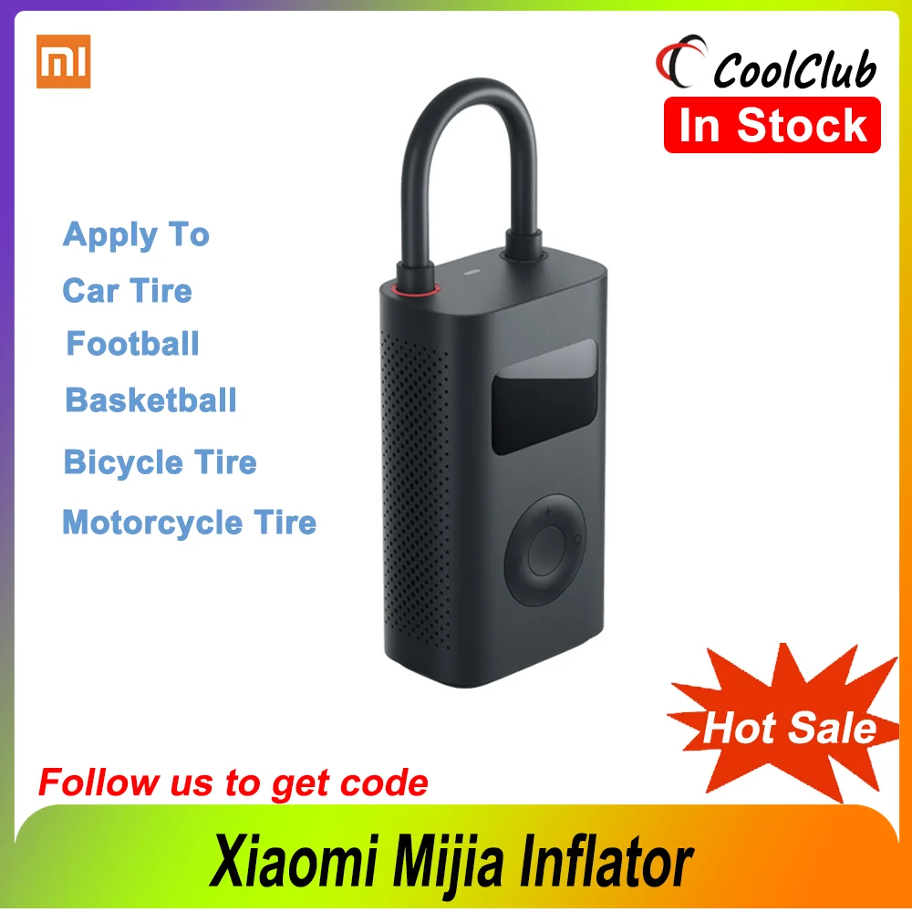 Xiaomi Mijia Портативный Умный Цифровой датчик давления в шинах Электрический насос
