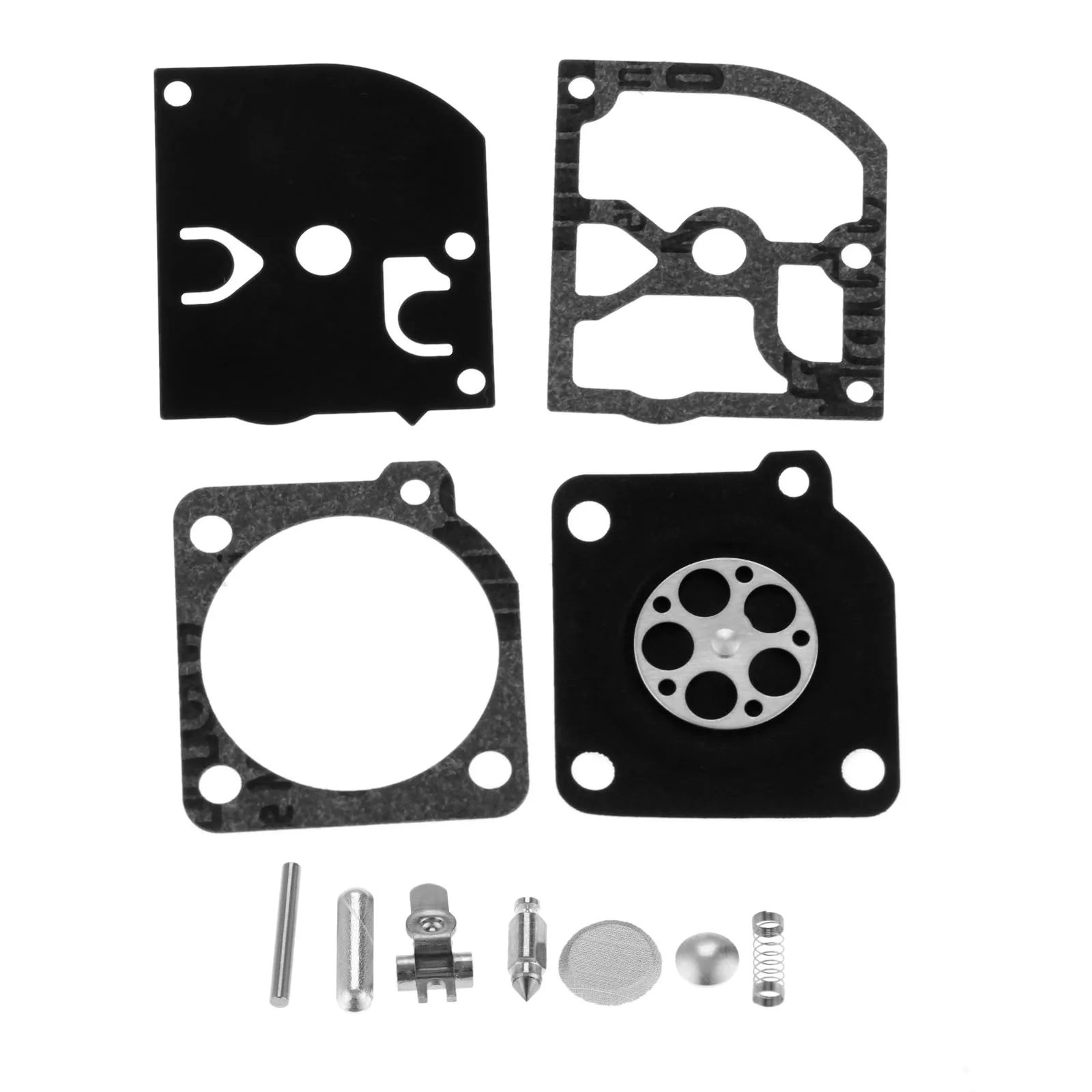 1Set Carburetor Carb Repair Rebuild Kit Fit for Husqvarna 136 137 141 142 ZAMA RB-137 Trimmer Chainsaws Parts