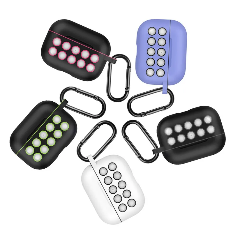 Силиконовый защитный чехол для наушников Airpods Pro3, чехол для зарядного устройства, аксессуар-брелок