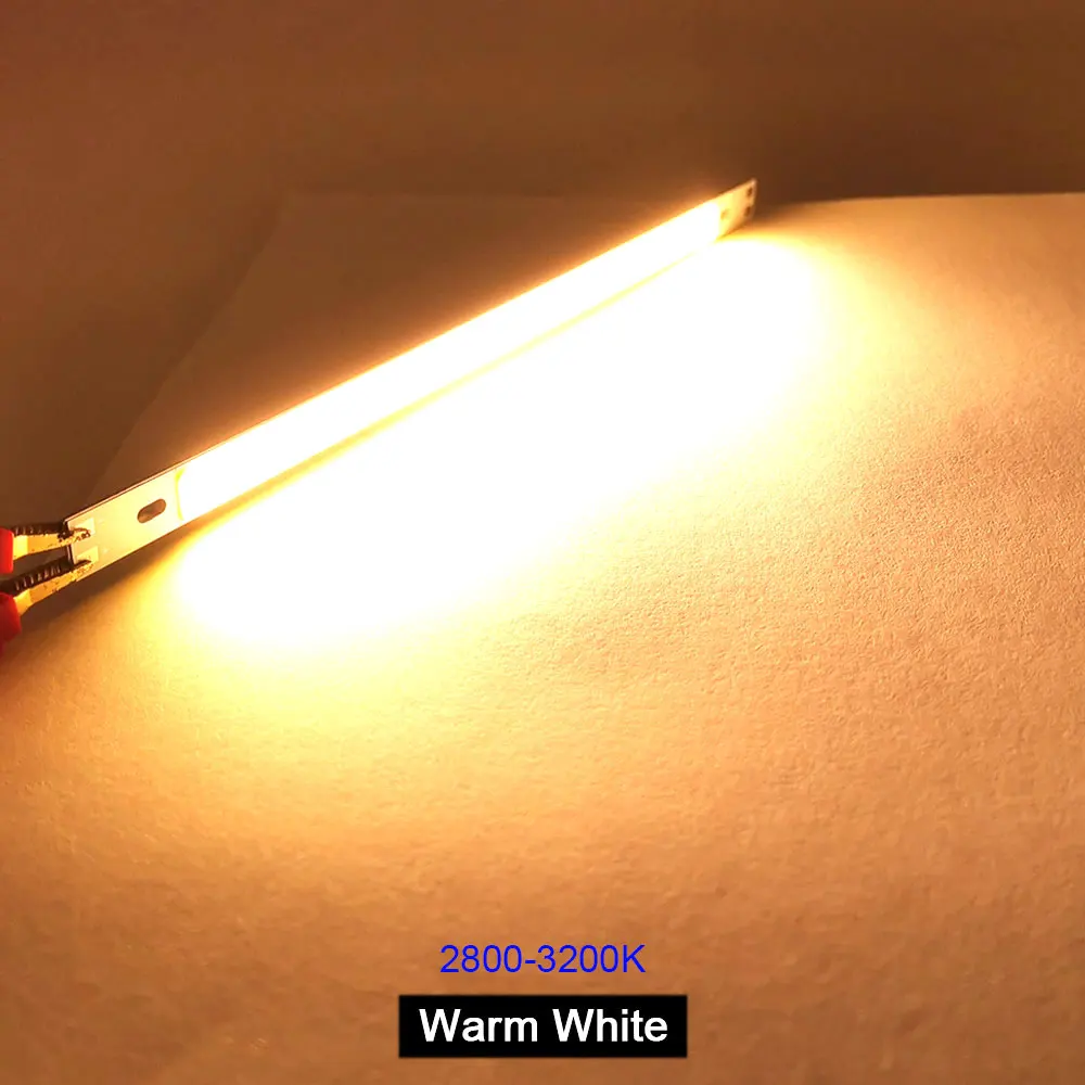 Warm White Cob светодиодный светильник 12 В, 9 В, 5 В, 3 в, светильник, лампа 1 Вт, 2 Вт, 3W, 5 Вт, 10 Вт, 20 Вт, светодиодный светильник, синий, зеленый, белый, желтый, красный цвет, лампа для DIY - Испускаемый цвет: Warm White