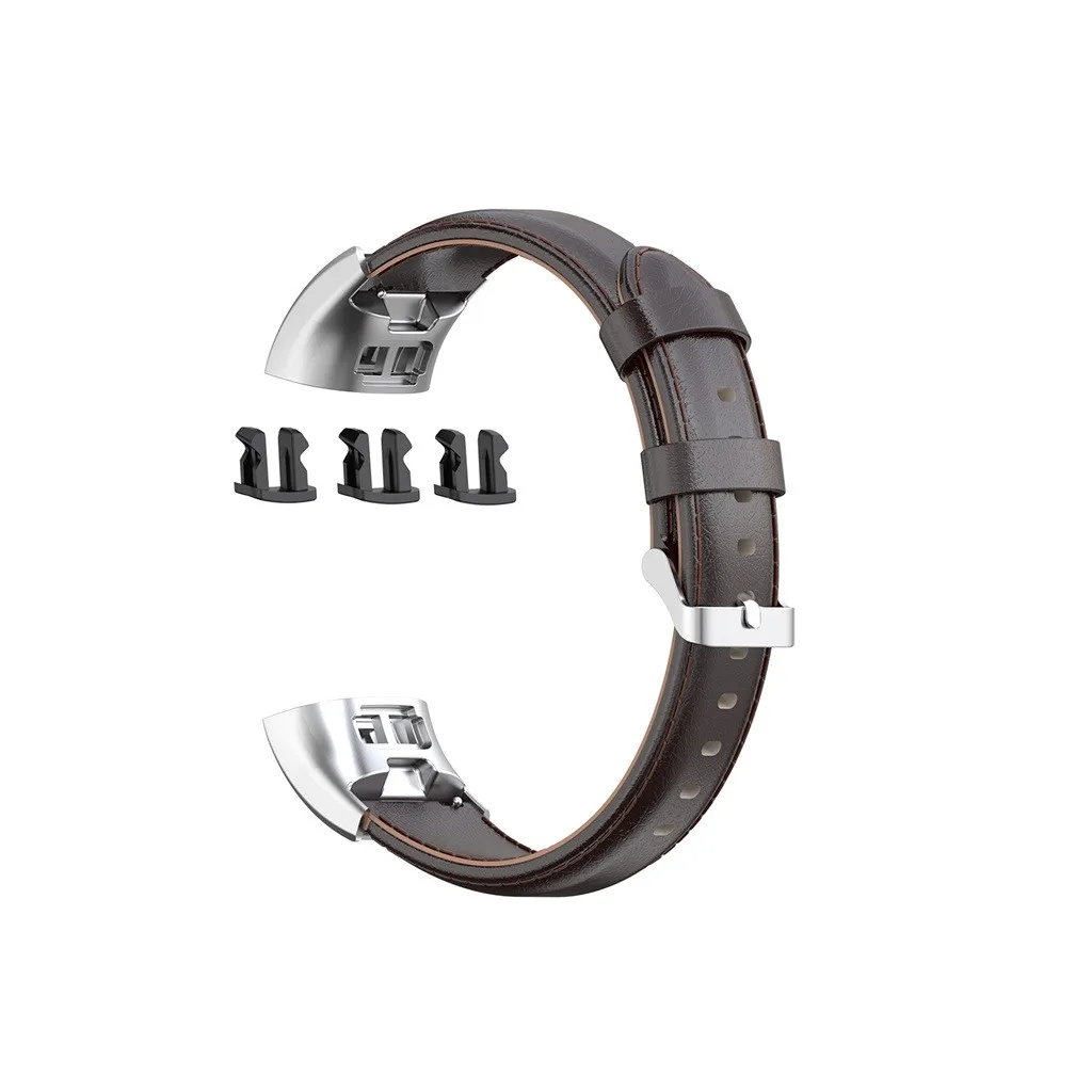 Кожаный ремешок на запястье для huawei Band 3/3 Pro умных часов сменный мужских и женских