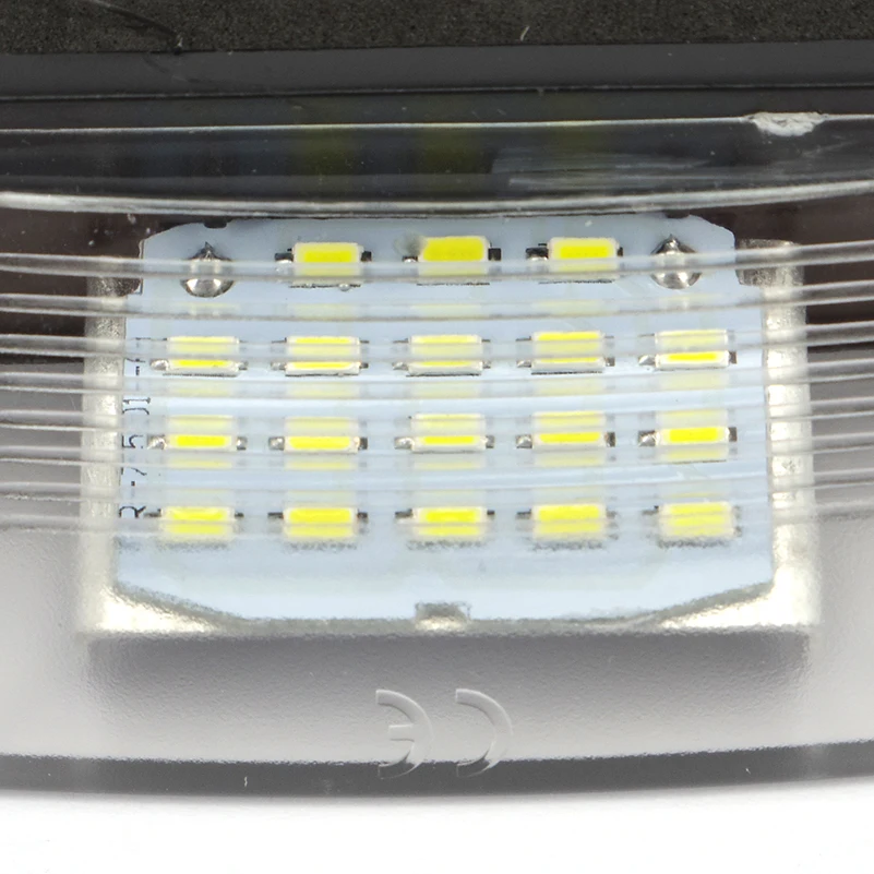 2 шт. светодиодный номерной знак светильник для Citroen C3 C4 C5 C6 peugeot 206 207 307 308 фонари освещения номерного знака