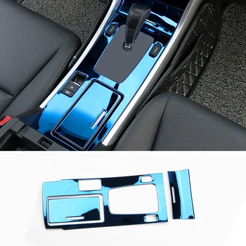 

Lsrtw2017 Metal Car Cup Frame Gear Panel for Honda Accord 2013 2014 2015 2016 2017 9th Accord Interior Mouldings Accessories
