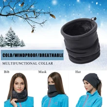 Горячая Распродажа многофункциональная женская зимняя маска для лица шею Флисовая Балаклава Шарф ветрозащитный Велоспорт лыжный эластичные гетры шеи шапка бини
