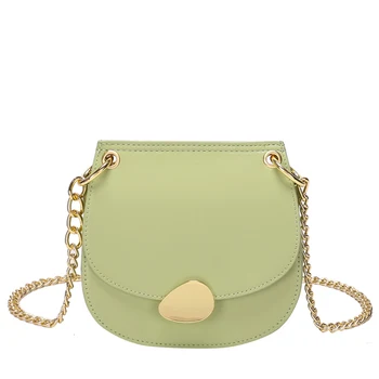 

2019 Designer Shoulder woman White Bag With Brand Gold Buckle Chain Pu Leather Crossbody Bags For Vintage Saddle Womens Bag