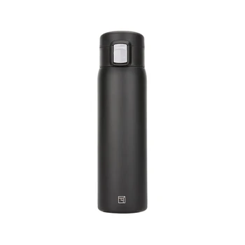

400/500ML Slim Thermos School Bottle Simple Modern Milk Cup Travel Coffee Mug Stainless Steel Genuine Warm Flask Vacuum KK60BW