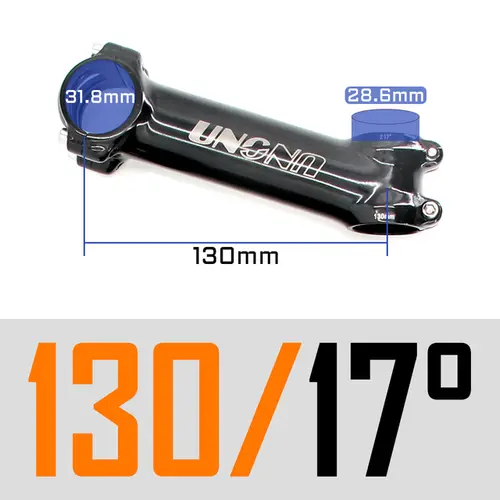 UNO Black Stem Bike Ultralight 7 17 35 Degree MTB Road Stem Fork 28.6 31.8mm 60/70/80/90/100/110/120/130mm Bicycle King Kalloy - Image 24
