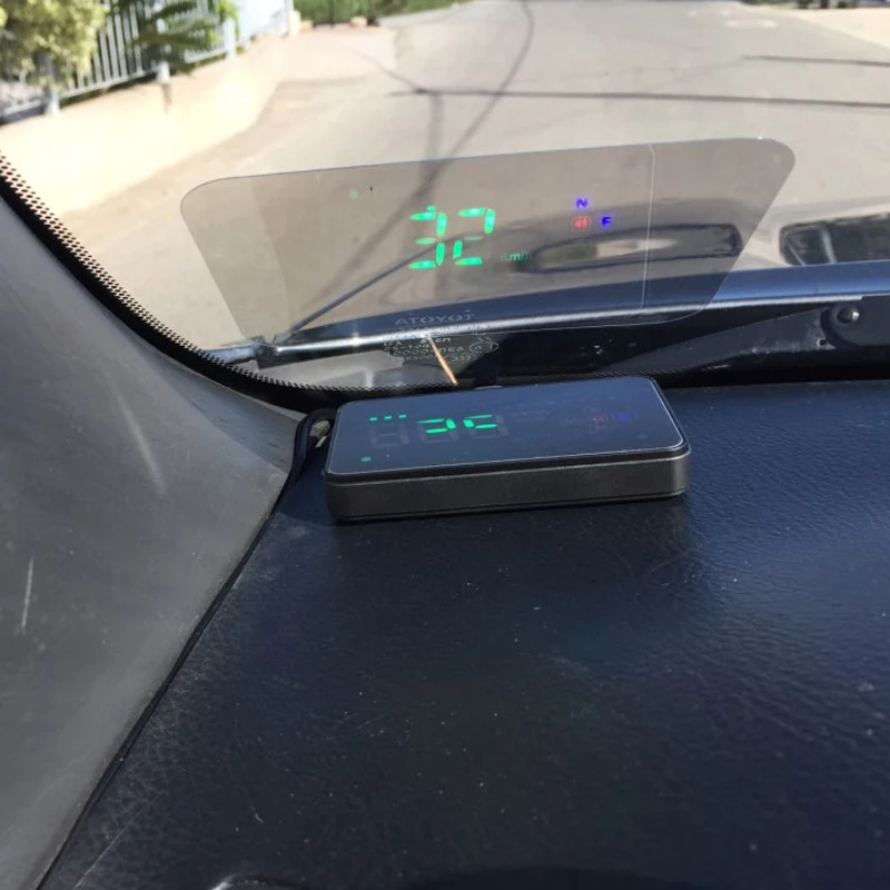 Compatible with All Car Speed GPS Digital Car Speedometer Electronics Head Up Display Auto MPH/KM HUD Windshield Projector Compatible with All Car Speed GPS Digital Car Speedometer Electronics Head Up Display Auto MPH/KM HUD Windshield Projector