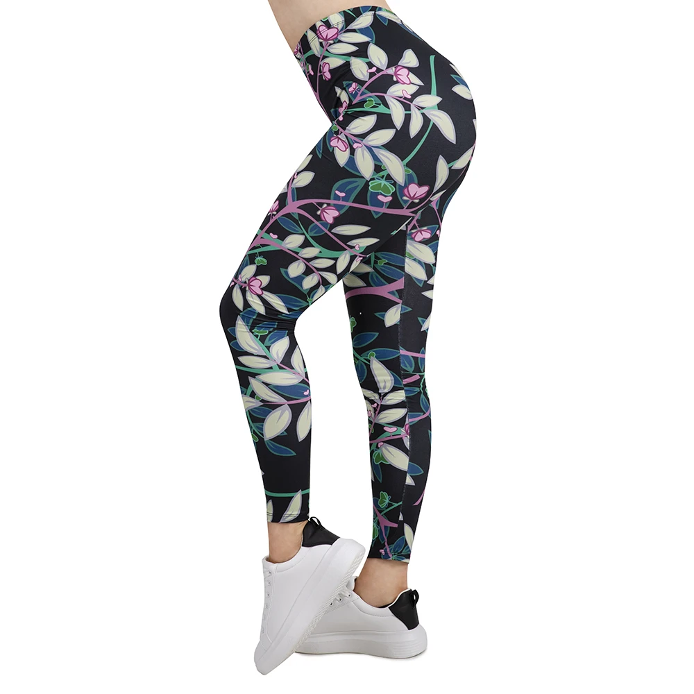 

Women Sport Leggings Tree Branch Dark Printing Leggins Slim High Elasticity Legins Popular Fitness Leggings Female Pants#3