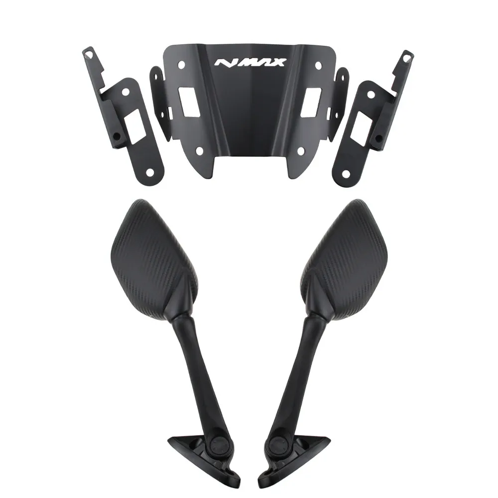 Motorcycle Rear View Mirrors Handlebar Side Rearview Mirror Adapter Stent bracket Accessories For Nmax 155 125 150 nmax | Автомобили и
