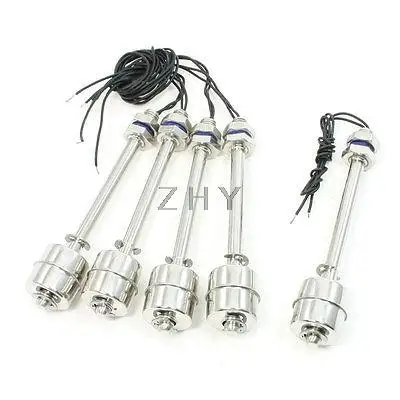 

ZS12010 10mm Dia Thread 120mm Long Water Level Float Sensor Switch x 5