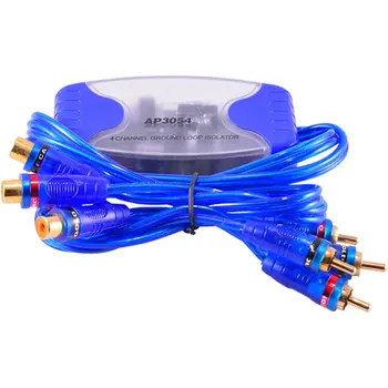 

Exquisitely Designed Durable 4-Channel RCA Audio Noise Filter Suppressor Ground Loop Isolator Car Stereo 50W