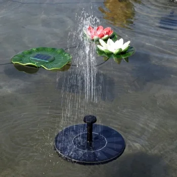 

7V Solar Power Fountain Pump Watering Kit Garden Plants Watering Submersible Waterfall Floating Solar Panel Fountain Water