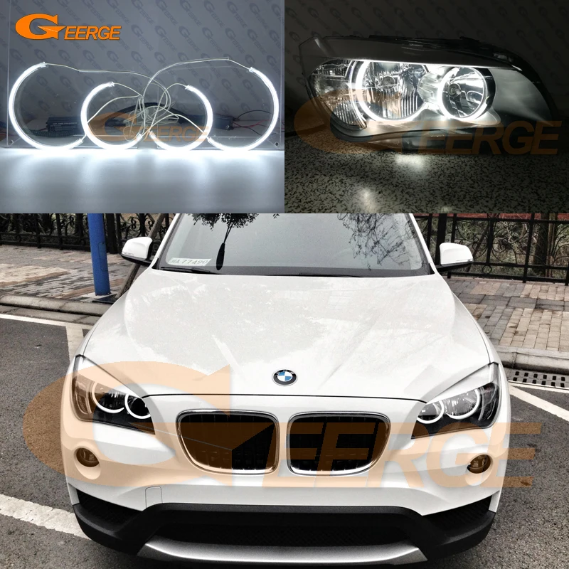 

For BMW X1 E84 Non-projector 2010-2011 headlight Excellent Ultra bright illumination CCFL Angel Eyes kit Halo Ring