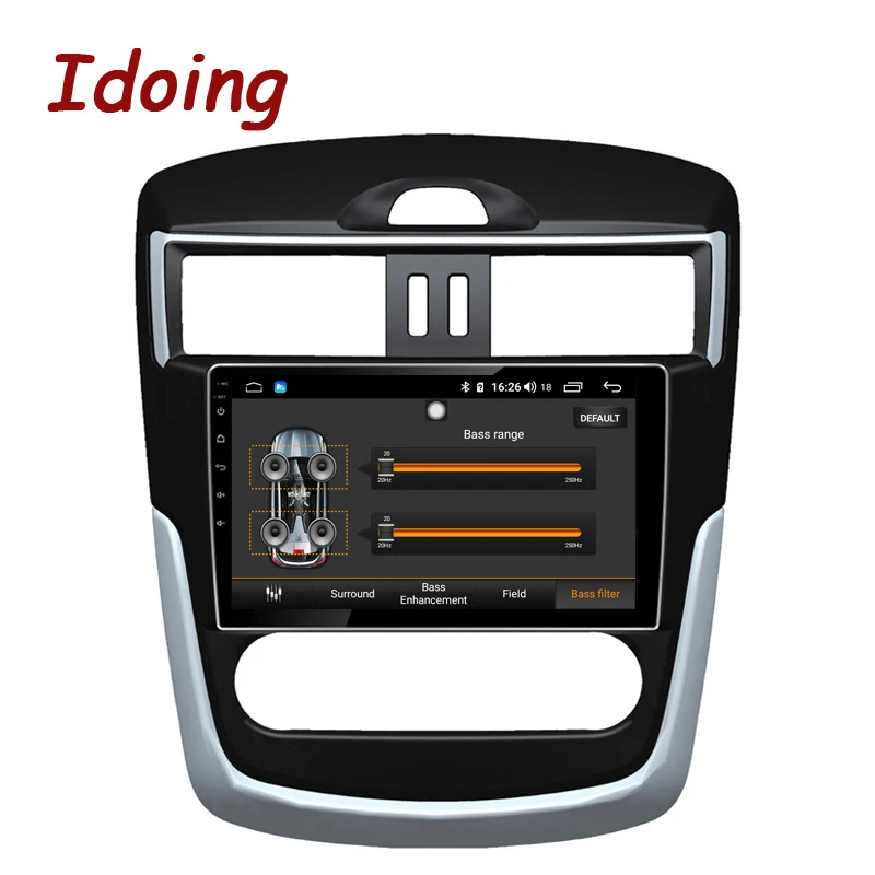Perfect Idoing 9"Car Radio Multimedia NO 2 din DVD Video Player Navigation GPS Android 8.1 8,1 4G For Nissan Serena tiida 2016 4G+64G 3
