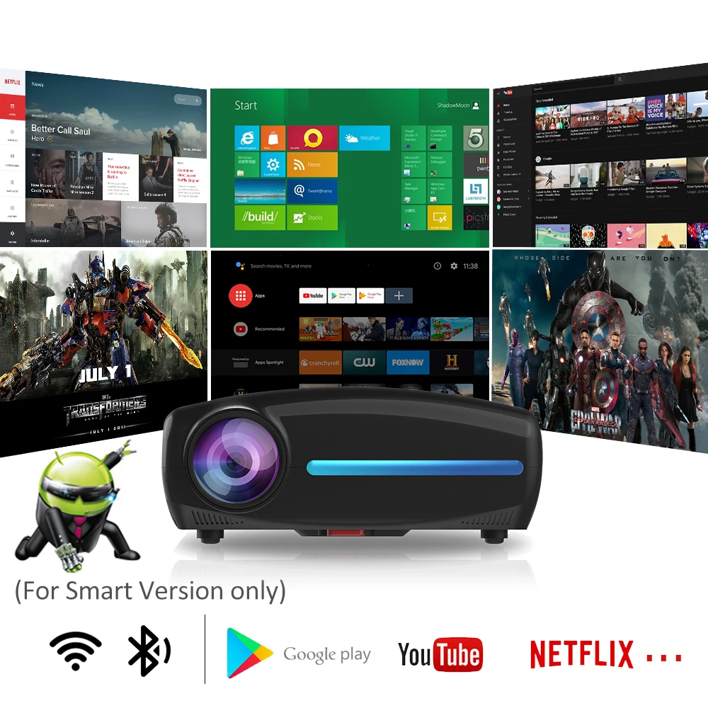 Видеопроектор Vivicine S4 со встроенным Android 9 0 HD 1080p для домашнего кинотеатра