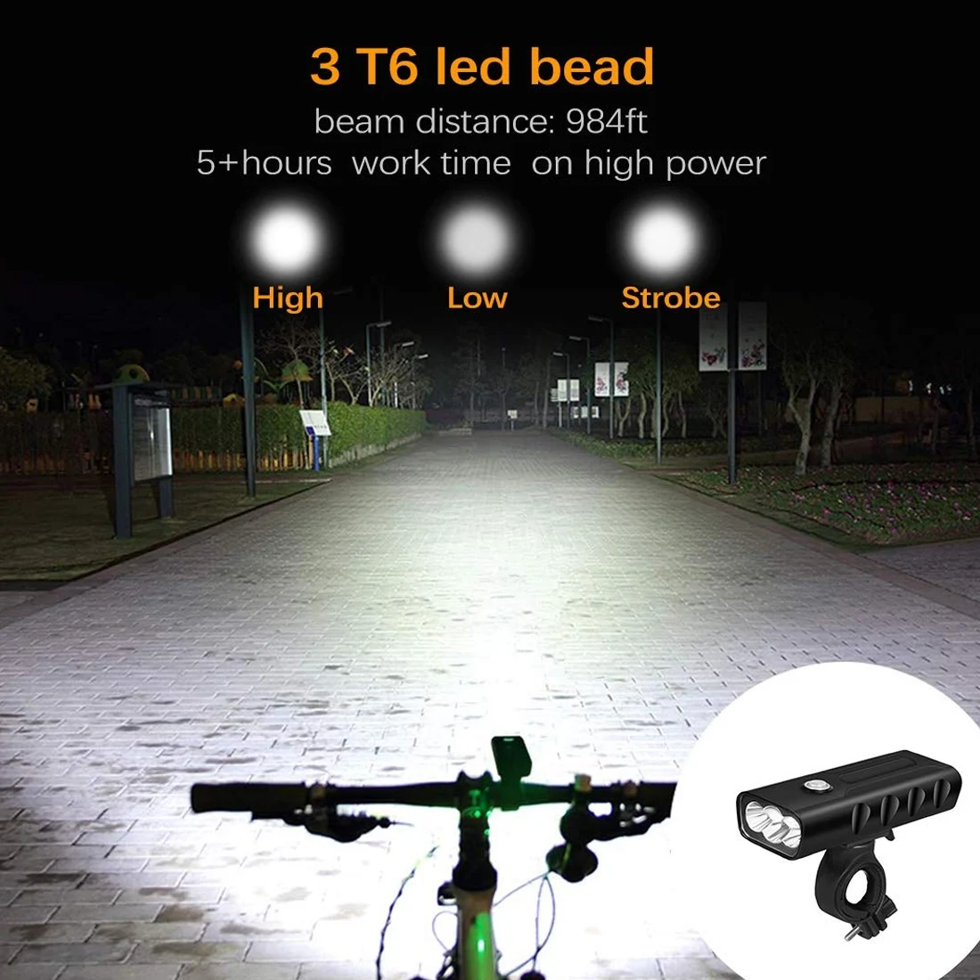 Perfect Waterproof Bike Light Fits All Bicycles Road MTB Led bike lamp Built in Battery USB Charge Bike Light LED  Lampcycle flashlight 36