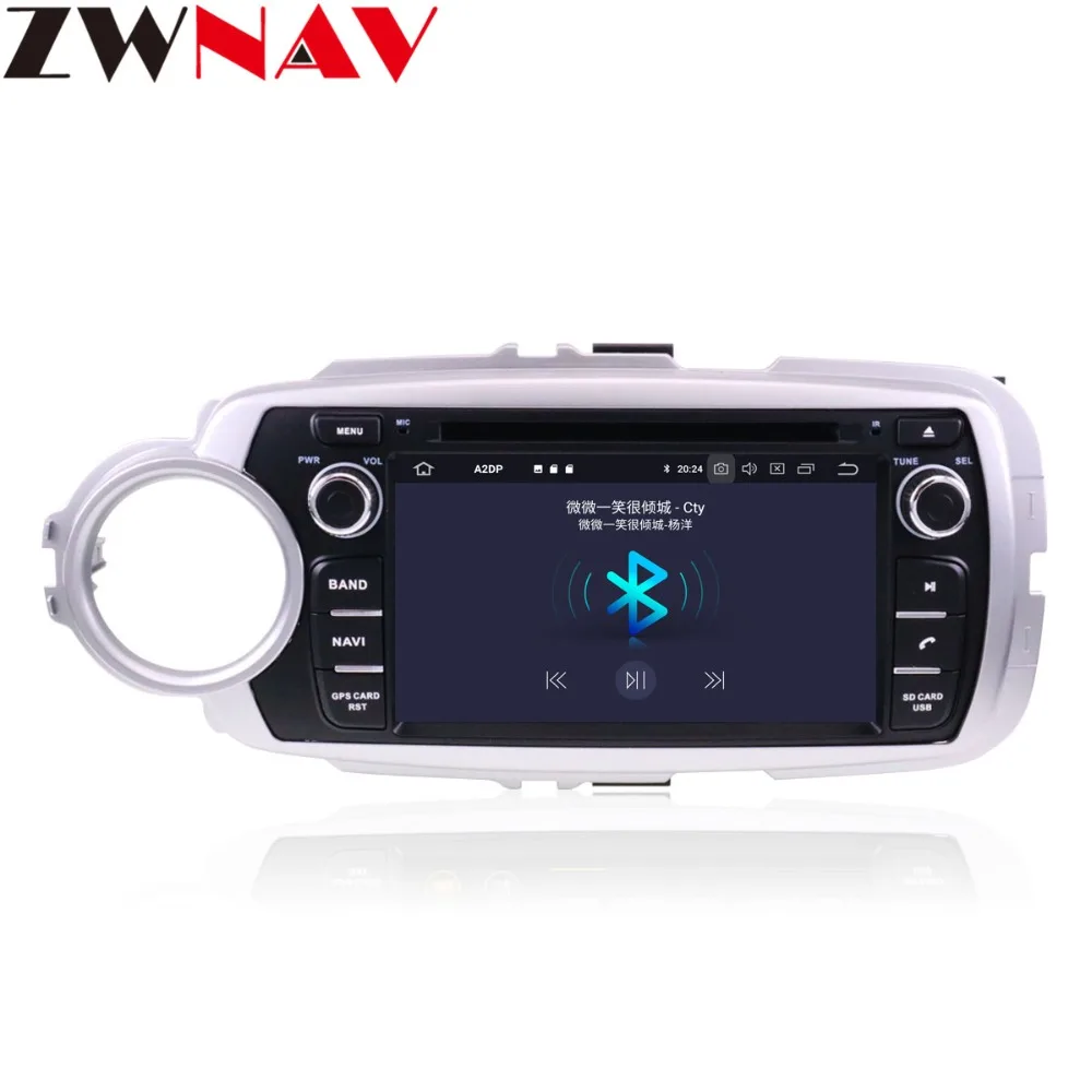 DSP ips Android 9 2 DIN экран автомобиля gps-навигация, dvd-плеер радио для Toyota Yaris 2012- воспроизводитель Мультимедиа Радио