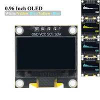 10PCS 0.96 inch IIC Serial White OLED Display Module 128X64 I2C SSD1306 12864 LCD Screen Board GND VCC SCL SDA 0.96