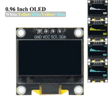 10PCS 0,96 zoll IIC Serien Weiß OLED Display Modul 128X64 I2C SSD1306 12864 LCD Screen Bord GND VCC SCL SDA 0.96