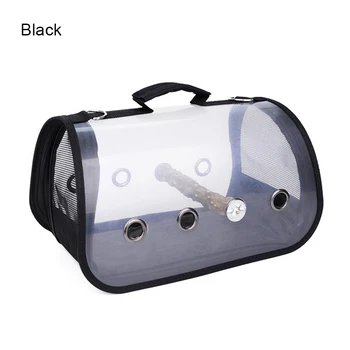 

Portable Transparent Travel Birds Cage Lightweight Breathable Birdcage Single Shoulder Bag HFing