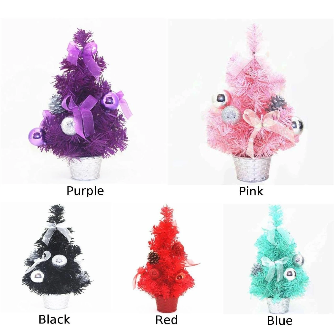 30cm Christmas Tree Decorations Mini Tree Festival Ornaments