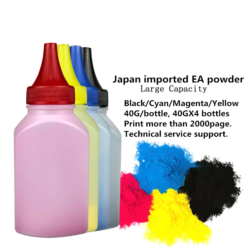 toner powder Совместимый тонер чип для samsung CLT-K404S CLT-M404S M404S clt-404s CLT-Y404S 404S C430W C433W C480 C480FN C480FW C480W - Цвет: toner powder