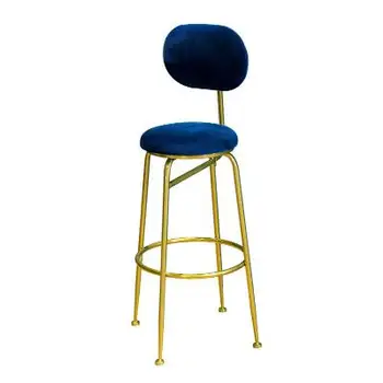 

Light luxury bar chair Nordic back bar chair home high stool creative bar chair front high chair