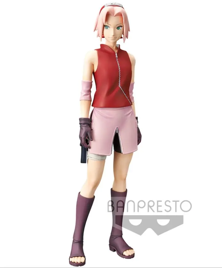 Оригинальный Banpresto Grandista Shinobi relation Naruto Shippuden GROS Haruno Sakura ПВХ фигурка модель
