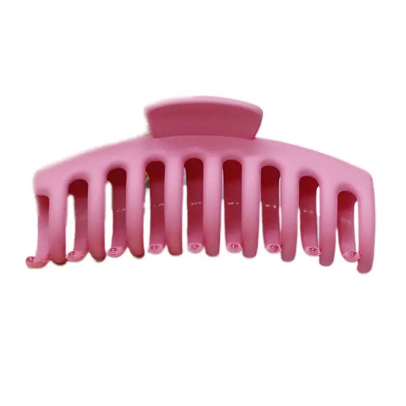 Women Candy Color Large Hair Claw Matte Frosted Banana Clip Ponytail Clamp Non Slip Teeth Makeup 1 Women Candy Color Large Hair Claw Matte Frosted Banana Clip Ponytail Clamp Non Slip Teeth Makeup 3