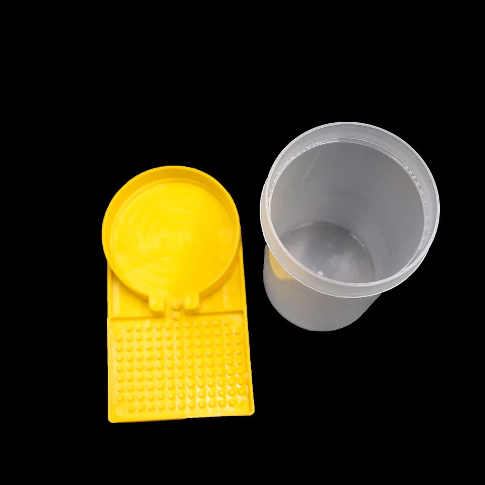 3 Pcs Plastic Bee Water Feeder Drinking Fountain Equipment Beekeeping Cup Tool 