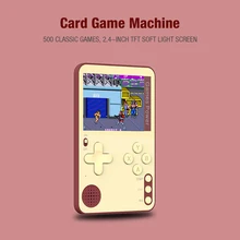 

Magnetic Handheld Game Console 2.4 inch Screen Ultra-thin Retro Video Game Player with 500 retro FC games Support 5 Languages