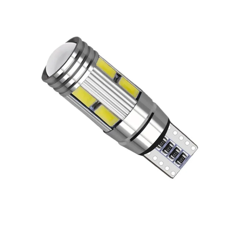 2X Светодиодный светильник для автомобиля T10 5630 W5W 10SMD 12В светодиодный номерного