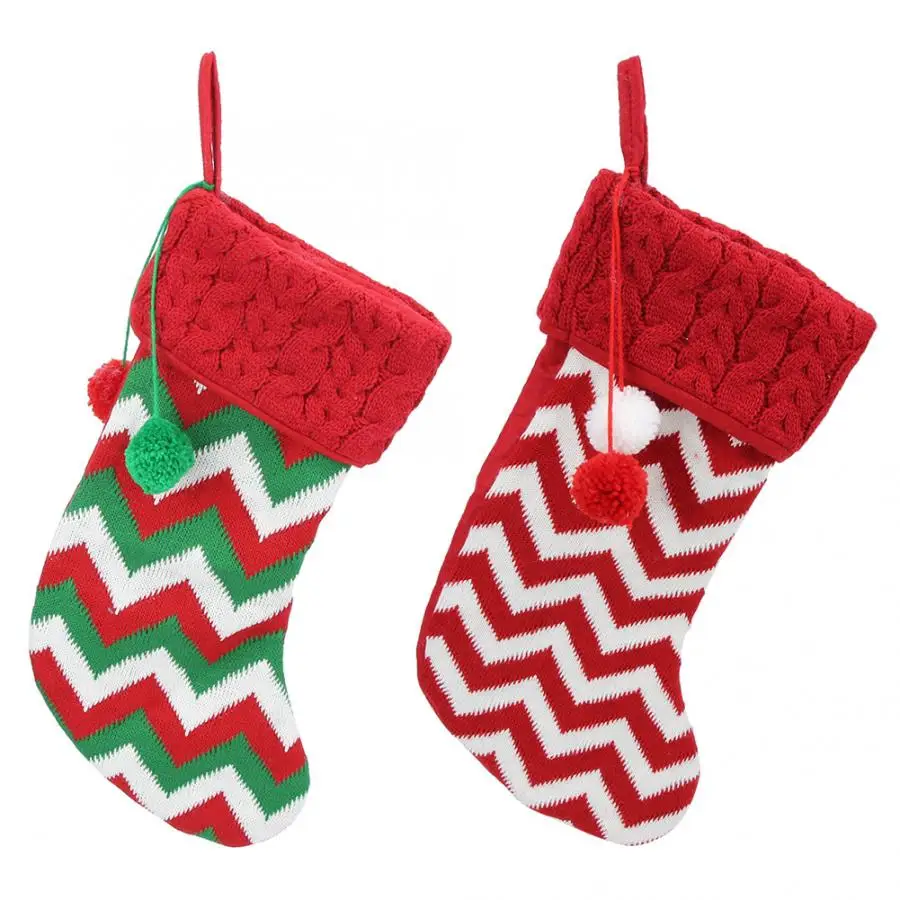Christmas Stocking Sock Ornaments Gift Bag Xmas Party Home Decoration Christmas Gifts Merry Christmas Ornaments Gift