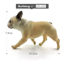 Charming Bulldog Figurine - Miniature Home Decor & Fairy Garden Accessory (Bulldog- i)