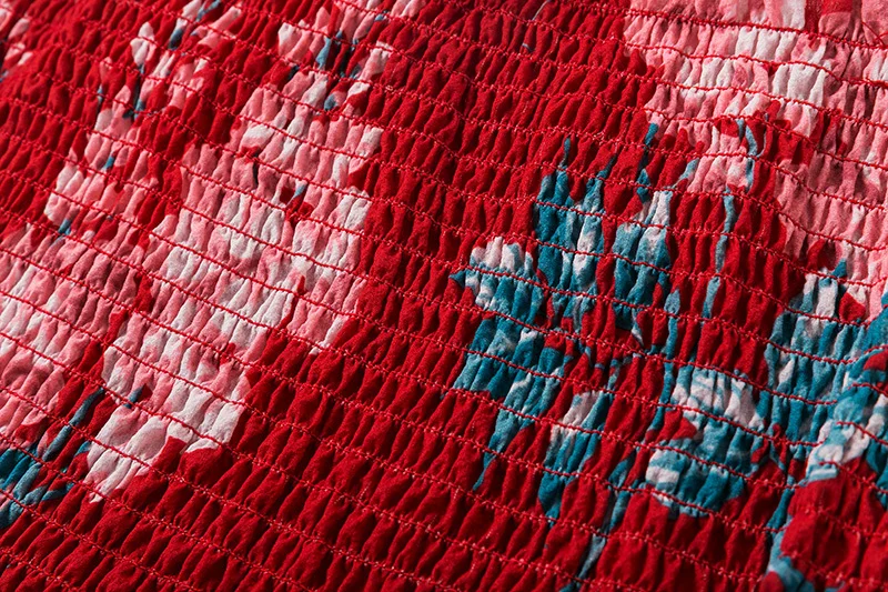 Укороченный Топ для женщин, летний богемный цветочный принт, богемный Топ, эластичный короткий укороченный топ с открытыми плечами, без бретелек, сексуальный топ Haut Femme