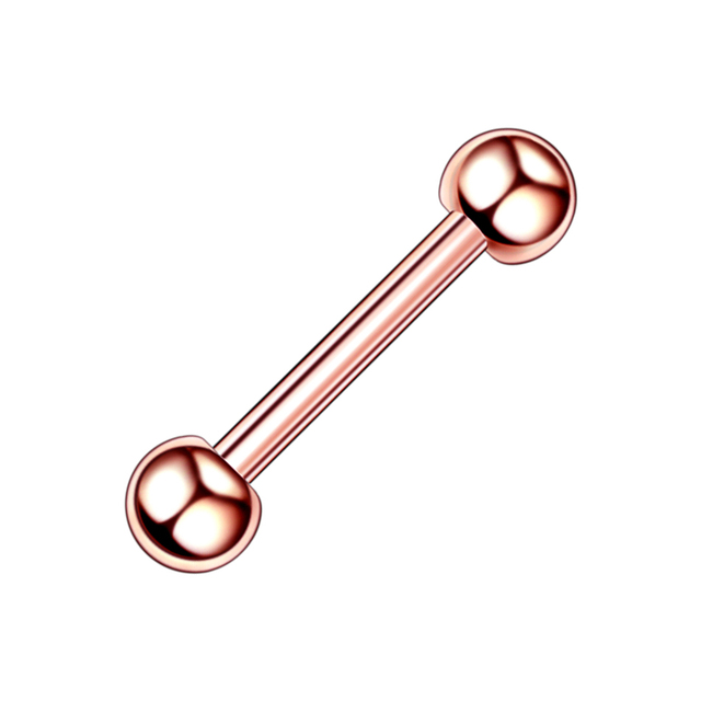 Stainless Steel Ear Tragus Cartilage Piercings Rose Gold Ball Earring Conch Ear Lobe Stud Helix Cartilage Piercings 16G