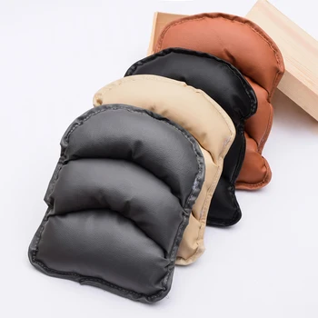 

Car PU Leather Soft Central Armrest Console Box Pad Cover Cushion Armrest Seat Protective Pad Mat Universal Auto Accessories
