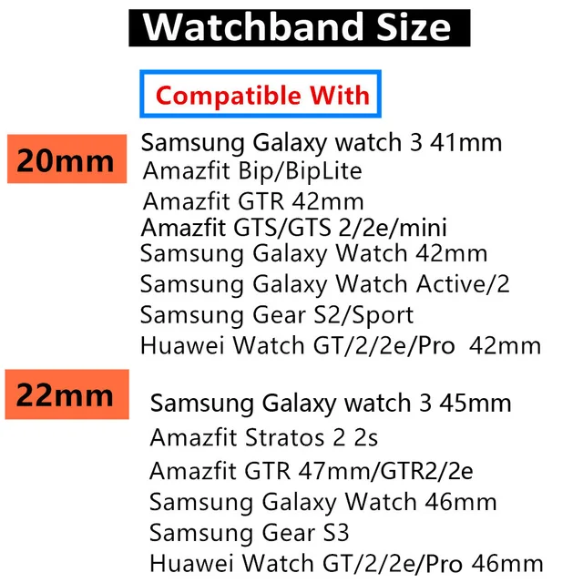 20mm/22mm Magnetic Band For Amazfit Gts/2/2e/3/gts2 Mini/gtr 42mm/47mm/gtr2/ 3/pro Stratos Metal Watch Bracelet Amazfit Bip Strap - Watchbands -  AliExpress